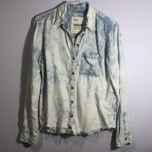 2 for 20‼️ Garage boyfriend acid wash shirt